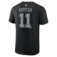 Fanatics Anze Kopitar Los Angeles Kings Authentic Stack Name  Number T-Shirt