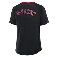 Fanatics Arizona Diamondbacks League Diva Star Raglan V-Neck T-Shirt