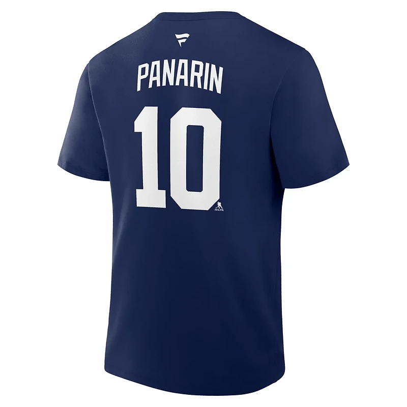 Fanatics Artemi Panarin New York Rangers Authentic Stack Name  Number T-Shirt