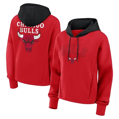 Fanatics Athletic Chicago Bulls Post Up Boxy Pullover Hoodie