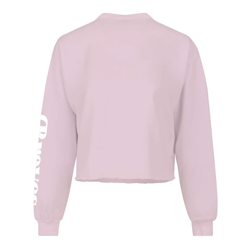 Fanatics Atlanta Braves Cropped Slouchy Long Sleeve T-Shirt