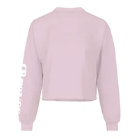 Fanatics Atlanta Braves Cropped Slouchy Long Sleeve T-Shirt