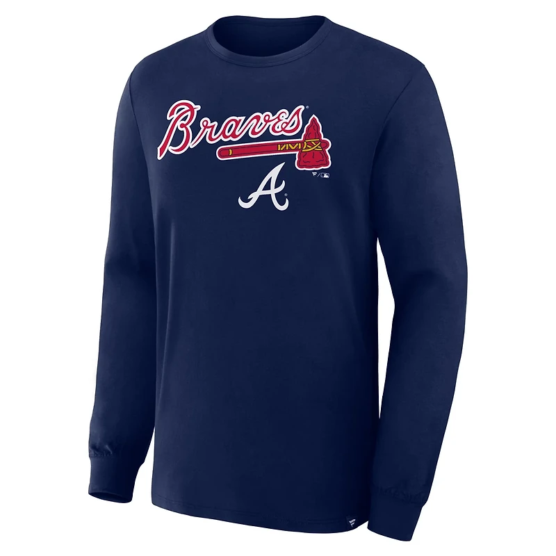 Fanatics Atlanta Braves Lock-Up Legacy Long Sleeve T-Shirt