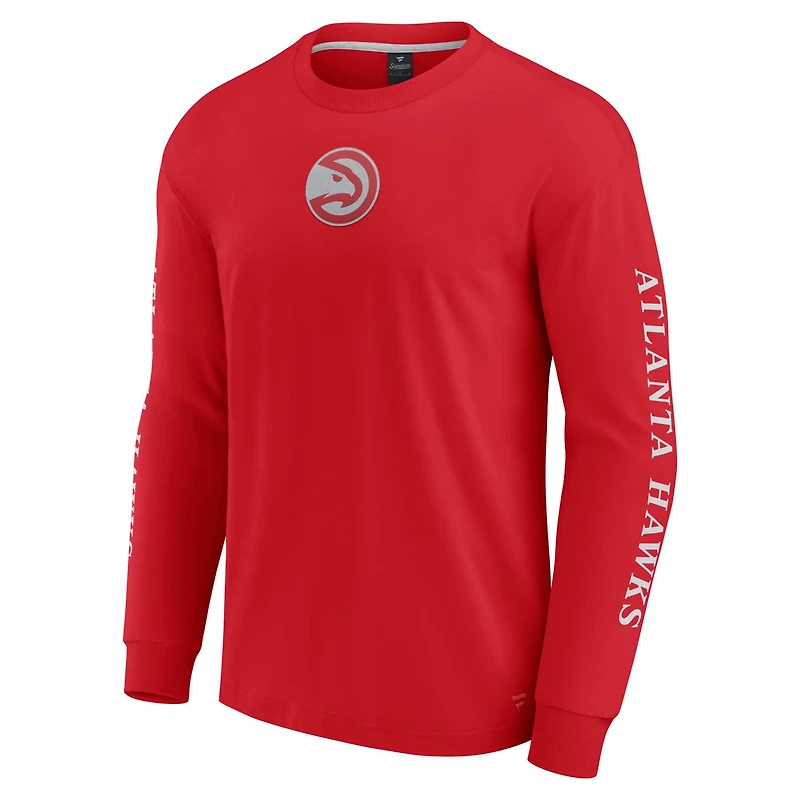 Fanatics Atlanta Hawks Elements Strive Long Sleeve T-Shirt
