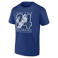 Fanatics Auston Matthews Toronto Maple Leafs Authentic Stack Name  Number T-Shirt