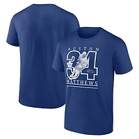 Fanatics Auston Matthews Toronto Maple Leafs Authentic Stack Name  Number T-Shirt