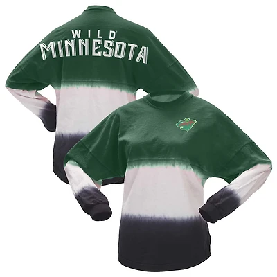 Fanatics Black Minnesota Wild Ombre Long Sleeve T-Shirt
