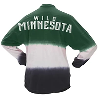 Fanatics Black Minnesota Wild Ombre Long Sleeve T-Shirt