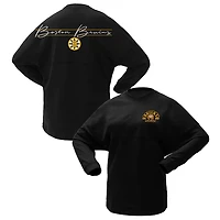 Fanatics Boston Bruins 100th Anniversary Sparkle Spirit Jersey T-Shirt