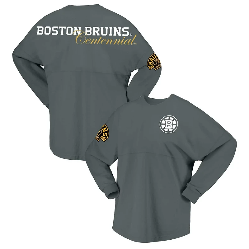 Fanatics Boston Bruins 100th Anniversary Spirit Jersey T-Shirt