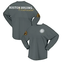 Fanatics Boston Bruins 100th Anniversary Spirit Jersey T-Shirt