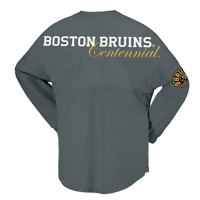 Fanatics Boston Bruins 100th Anniversary Spirit Jersey T-Shirt