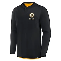 Fanatics Boston Bruins Adrenaline Push Long Sleeve T-Shirt