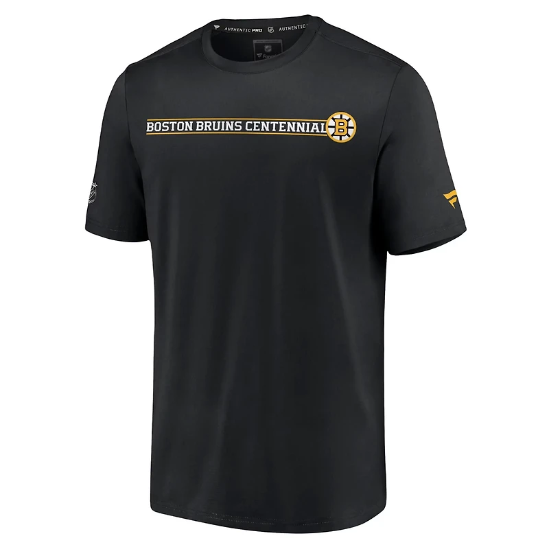 Fanatics Boston Bruins Authentic Pro Centennial Banner T-Shirt