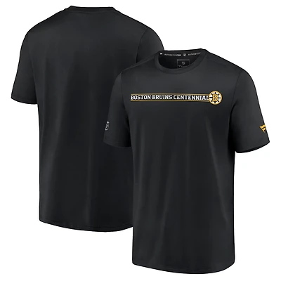 Fanatics Boston Bruins Authentic Pro Centennial Banner T-Shirt
