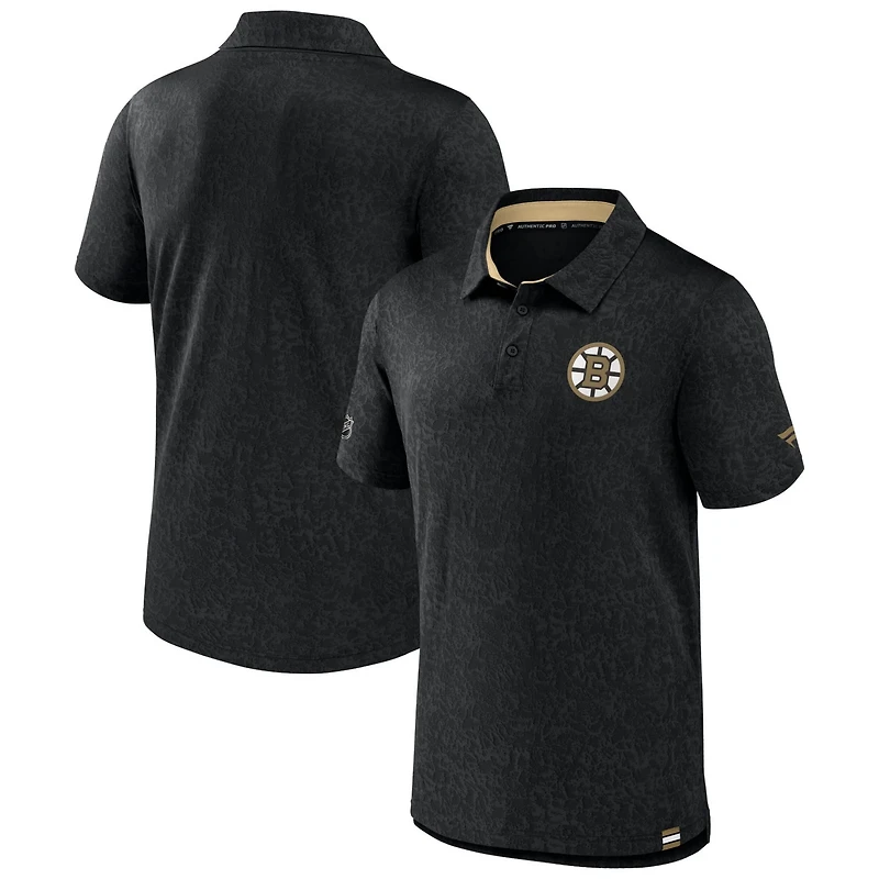 Fanatics Boston Bruins Authentic Pro Jacquard Polo