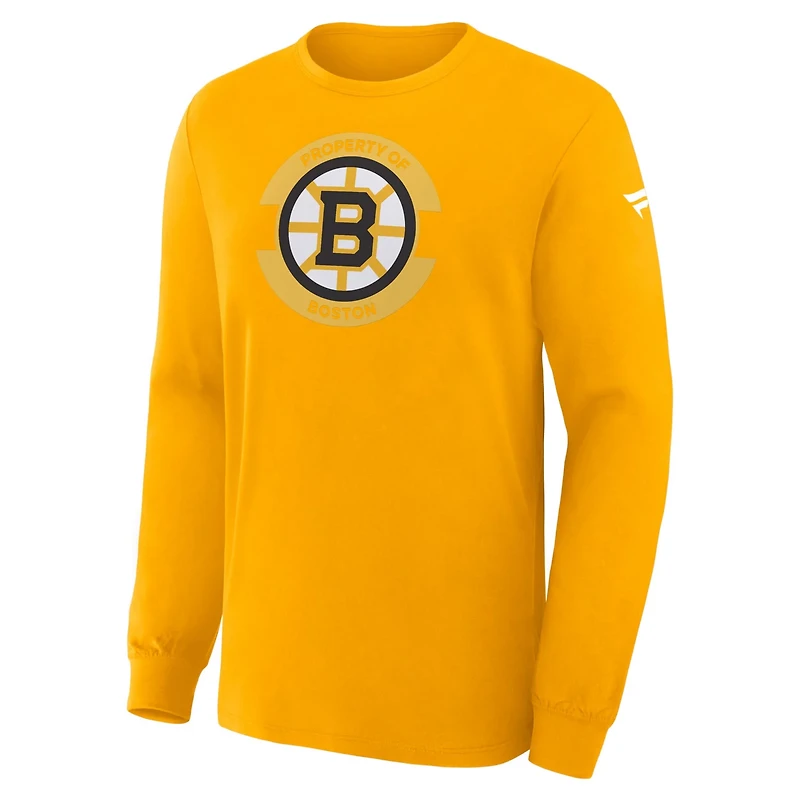 Fanatics Boston Bruins Authentic Pro Property Of Practice Long Sleeve T-Shirt
