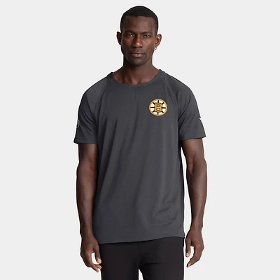 Fanatics Boston Bruins Authentic Pro Rink Raglan Performance T-Shirt