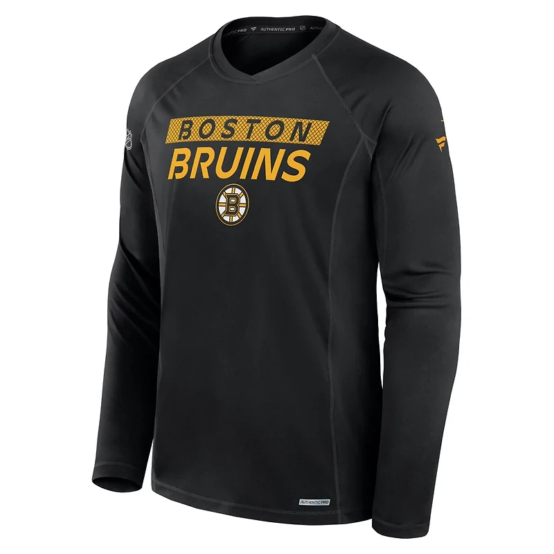 Fanatics Boston Bruins Authentic Pro Rink Tech Long Sleeve T-Shirt