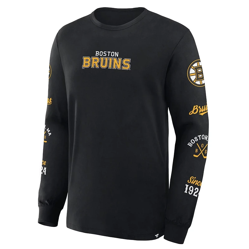 Fanatics Boston Bruins Boxed Legacy Long Sleeve T-Shirt