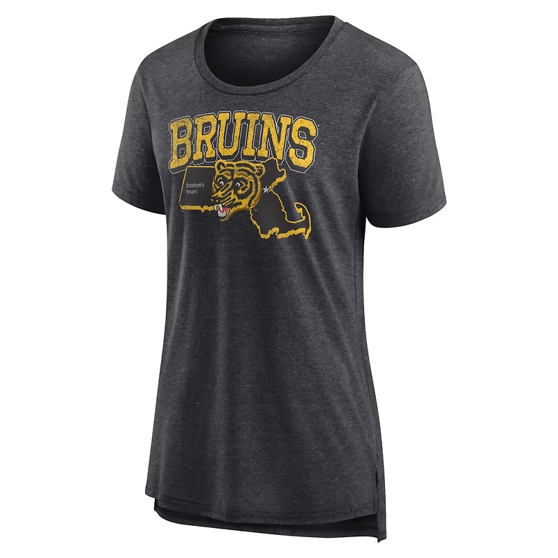 Fanatics Boston Bruins Centennial Team Tri-Blend T-Shirt