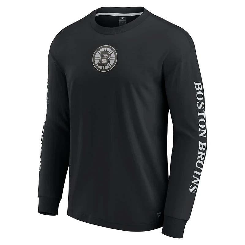 Fanatics Boston Bruins Elements Strive Long Sleeve T-Shirt