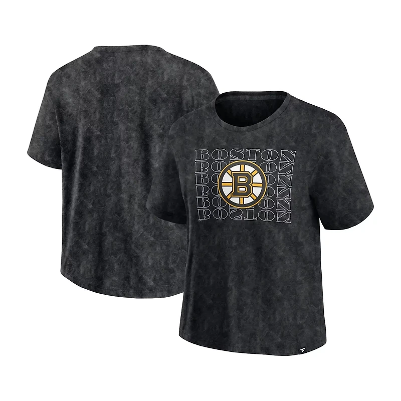 Fanatics Boston Bruins Faded Wash T-Shirt