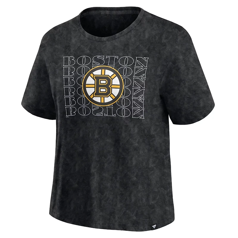 Fanatics Boston Bruins Faded Wash T-Shirt
