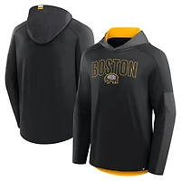 Fanatics Boston Bruins Penalty Shot Long Sleeve Hoodie T-Shirt