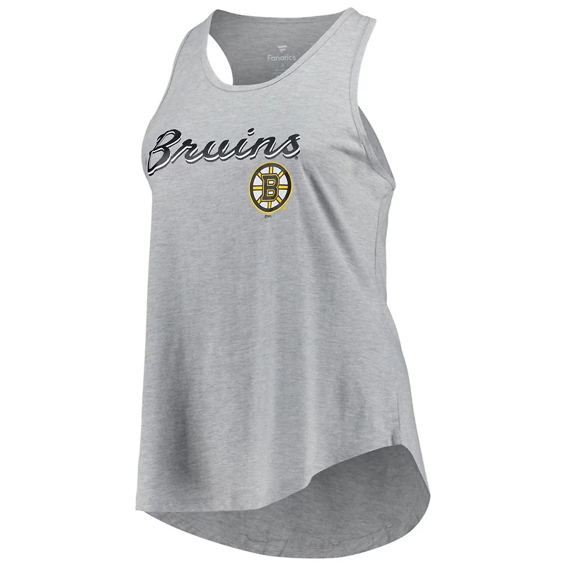 Fanatics Boston Bruins Plus Racerback Tank Top