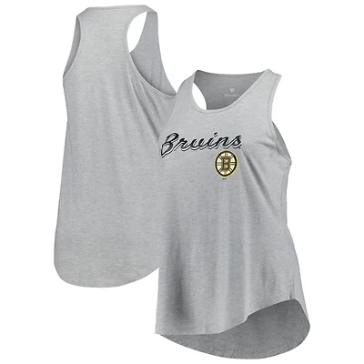 Fanatics Boston Bruins Plus Racerback Tank Top
