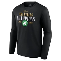 Fanatics Boston Celtics 2024 NBA Finals Champions Fade Away Jumper Roster Signature Long Sleeve T-Shirt
