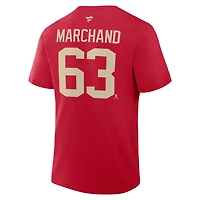 Fanatics Brad Marchand Florida Panthers 2026 NHL Winter Classic Authentic Stack Name  Number T-Shirt