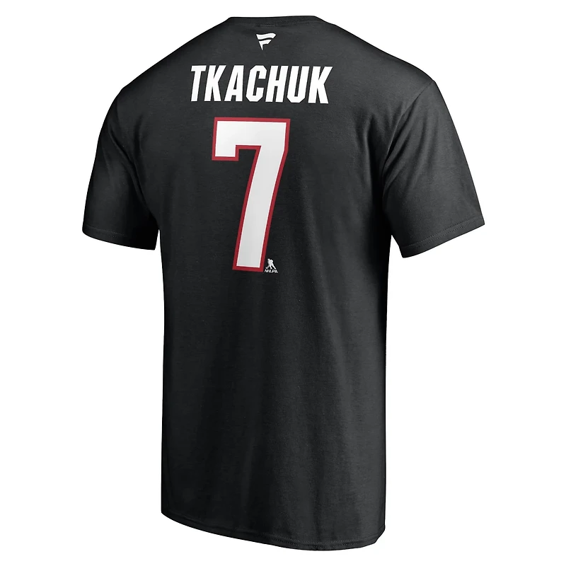 Fanatics Brady Tkachuk Ottawa Senators Authentic Stack Name  Number T-Shirt