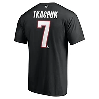 Fanatics Brady Tkachuk Ottawa Senators Authentic Stack Name  Number T-Shirt