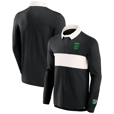 Fanatics Branded Austin FC Penalty Kick Long Sleeve Polo