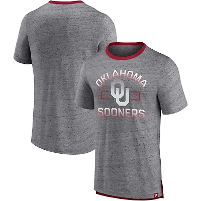 Fanatics Branded Heathered Gray Oklahoma Sooners Personal Record T-Shirt