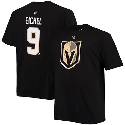 Fanatics Branded Jack Eichel Vegas Golden Knights Big  Tall Name Number T-Shirt