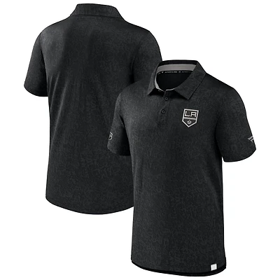 Fanatics Branded Los Angeles Kings Authentic Pro Jacquard Polo
