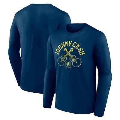 Fanatics Branded Nashville SC x Johnny Cash Guitar Long Sleeve T-Shirt