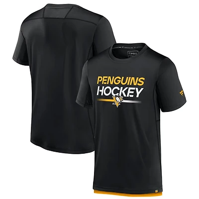 Fanatics Branded Pittsburgh Penguins Authentic Pro Tech T-Shirt