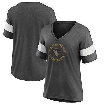 Fanatics Branded Pittsburgh Penguins Special Edition 20 Ring The Alarm V-Neck T-Shirt