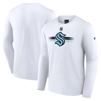 Fanatics Branded Seattle Kraken Authentic Pro Secondary Long Sleeve T-Shirt