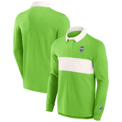 Fanatics Branded Seattle Sounders FC Penalty Kick Long Sleeve Polo