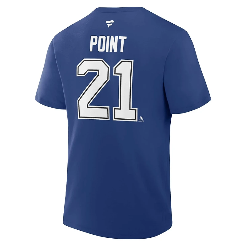 Fanatics Brayden Point Tampa Bay Lightning Authentic Stack Name  Number T-Shirt