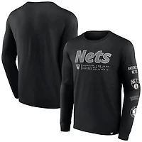 Fanatics Brooklyn Nets Baseline Long Sleeve T-Shirt