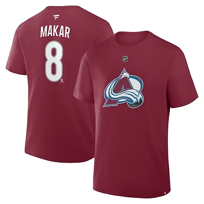 Fanatics Cale Makar Colorado Avalanche Authentic Stack Name  Number T-Shirt