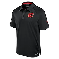 Fanatics Calgary Flames Authentic Pro Rink Raglan Polo