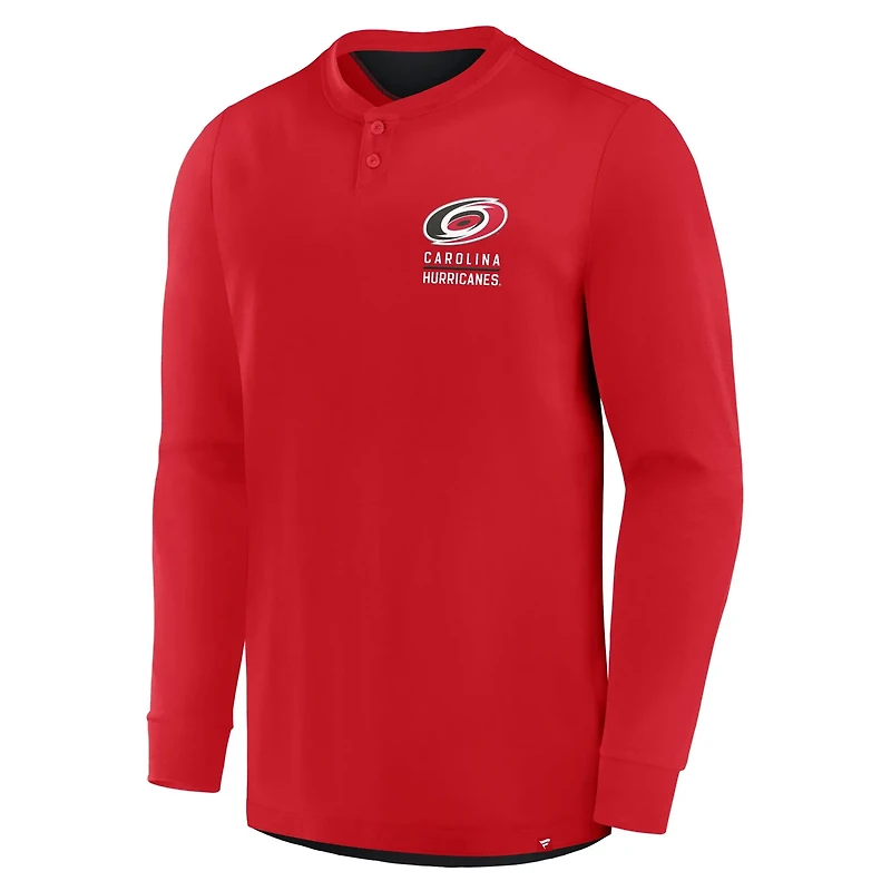 Fanatics Carolina Hurricanes Adrenaline Push Long Sleeve T-Shirt