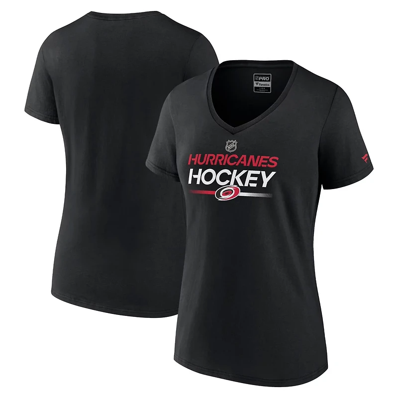 Fanatics Carolina Hurricanes Authentic Pro V-Neck T-Shirt
